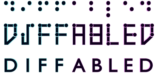 The DiffAbled logo, explained